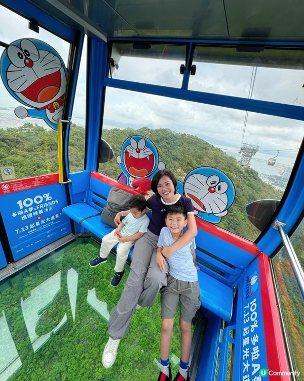 🩵多啦A夢同朋友飛咗上昂坪360啦！🩵