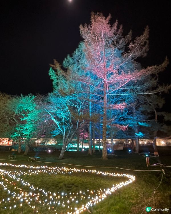 輕井澤王子購物廣場的晚上