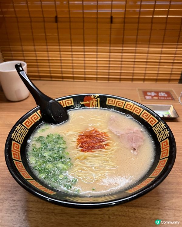 福岡朝聖 —  一蘭旗艦店！
