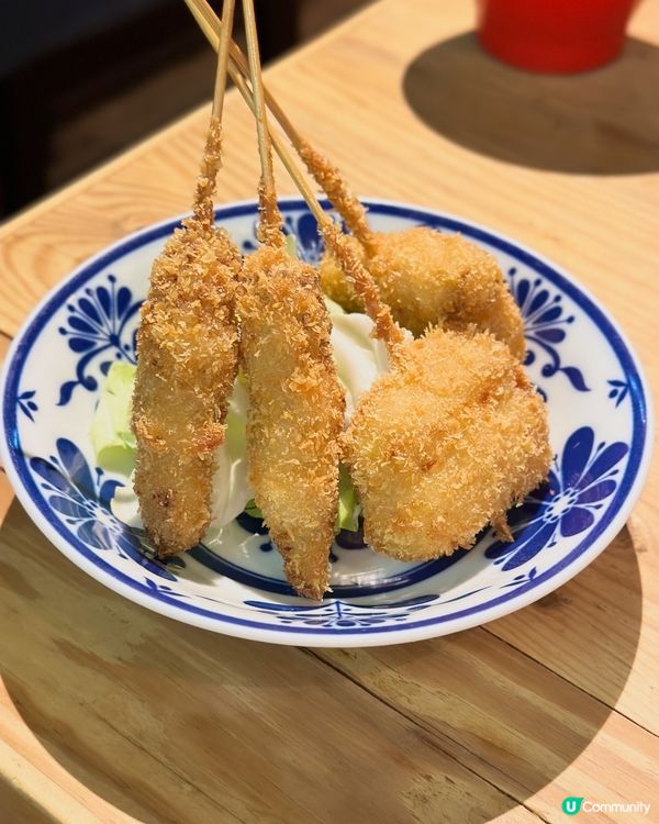 串燒炸物一流！😋  銅鑼灣串専門店