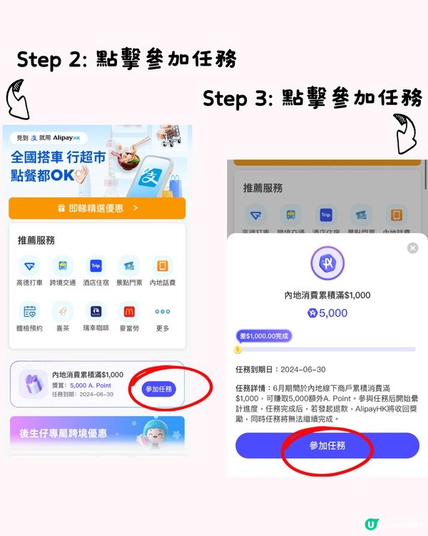 🈹最新港人北上消費優惠活動(支付寶Alipay HK)