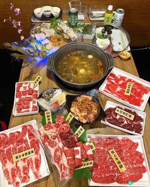 超豐富海鮮和牛火鍋🦞