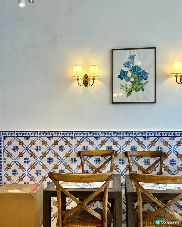 元朗氣質打卡葡萄牙風咖啡店