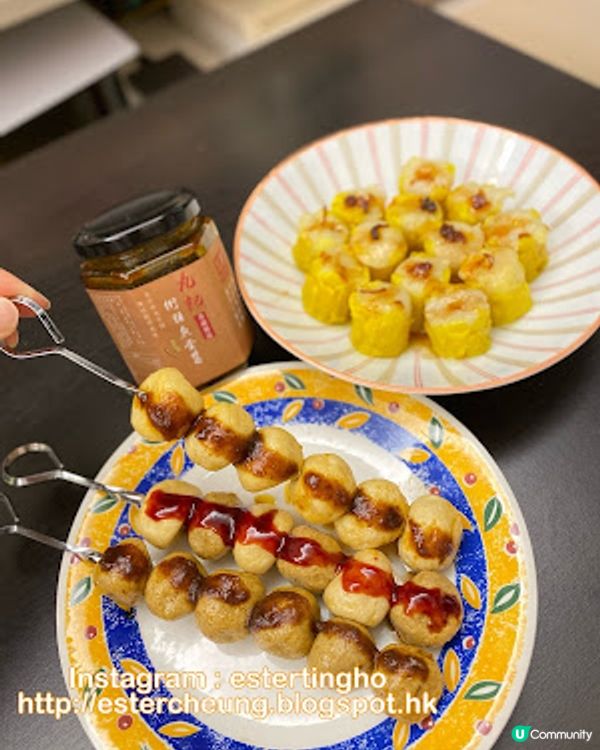 【自家煮】香港街頭小食 ♥ 簡易版。咖喱蘿蔔魷魚豬皮魚蛋《附食譜》