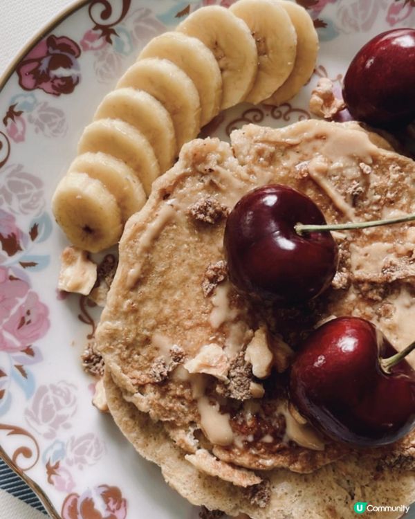 自家製@無麵粉香蕉pancake🫶🏻