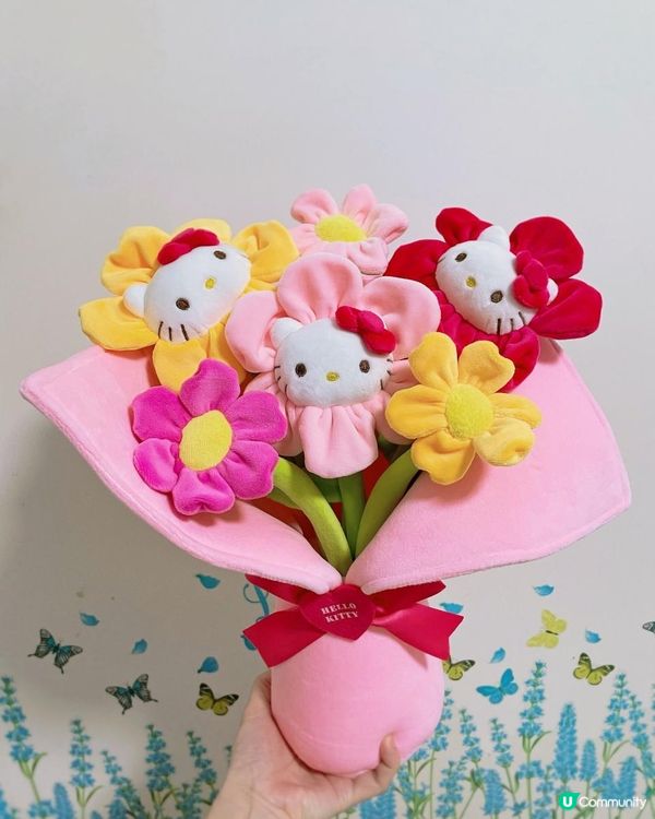 【情人節限定】7-11 Hello kitty 花