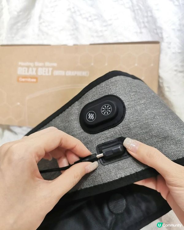 超人氣 【Gemibee】砭石發熱紓緩腰帶 (石墨烯版) #全新升級