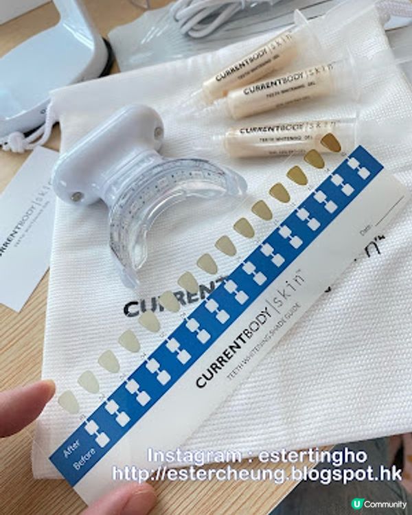 【牙齒護理】在家就能輕鬆美白牙齒 ♥ CurrentBody Skin LED 光療美白牙齒組合【附 85 折優惠碼】