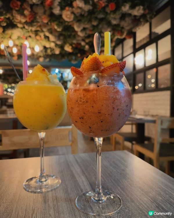 花海佈滿天花💐巨型棉花糖甜點