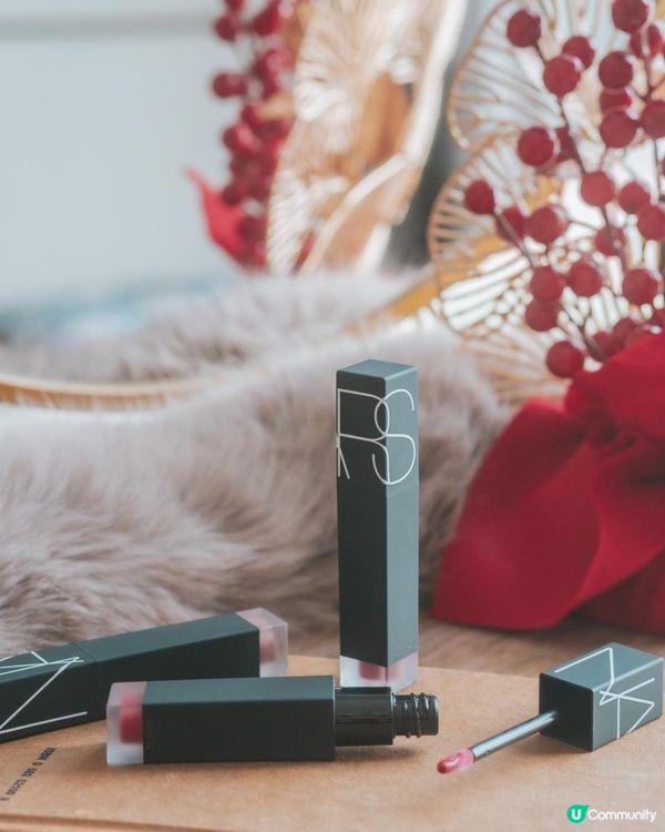 新年限定新色入手♡NARS空氣絲絨唇釉