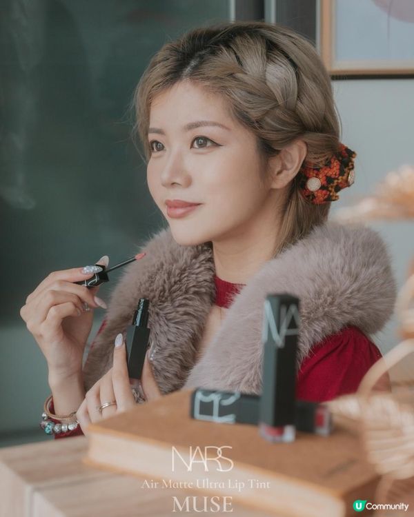 新年限定新色入手♡NARS空氣絲絨唇釉