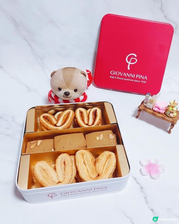 開箱 | Giovanni Pina 三式蝴蝶酥曲奇禮盒 | 香脆可口禮盒