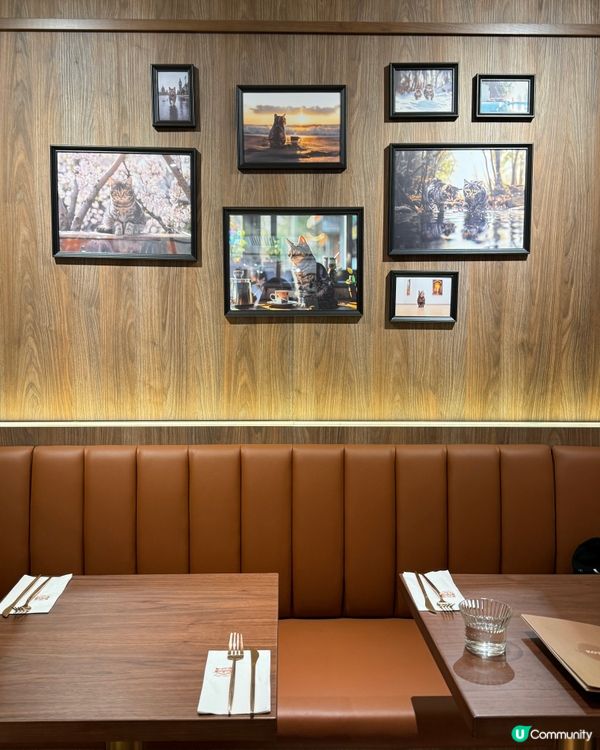 百貨公司內的日系復古茶座