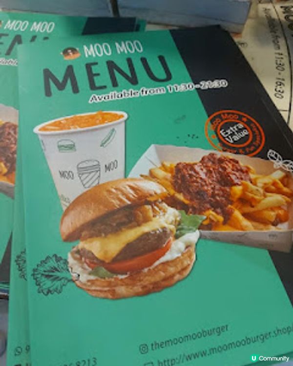 ~~即叫即做抵食美式漢堡~~moo moo