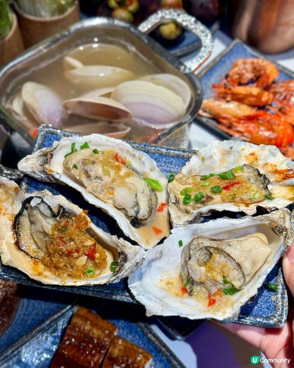 人氣火鍋自助餐 2小時任食活海鮮 即開泰國金枕頭榴槤