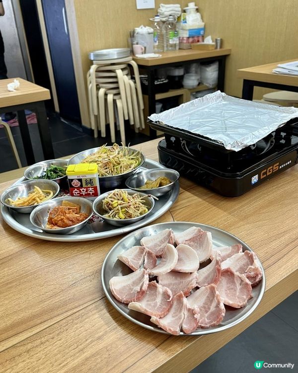 由韓國人營運的SAM SO 所推薦的韓式風格烤五花肉