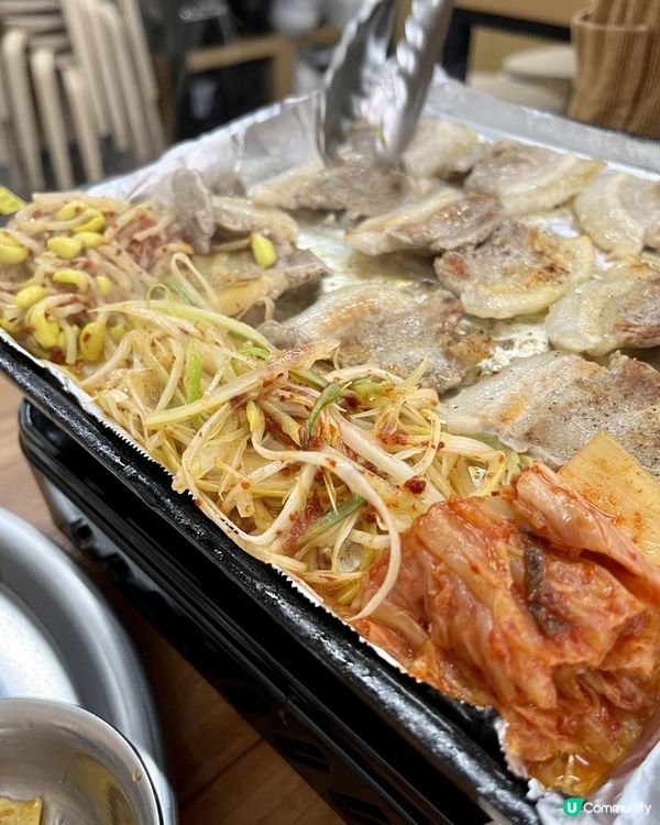 由韓國人營運的SAM SO 所推薦的韓式風格烤五花肉