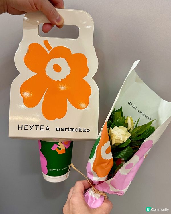 喜茶小奶梔 x Marimekko 😙🥤