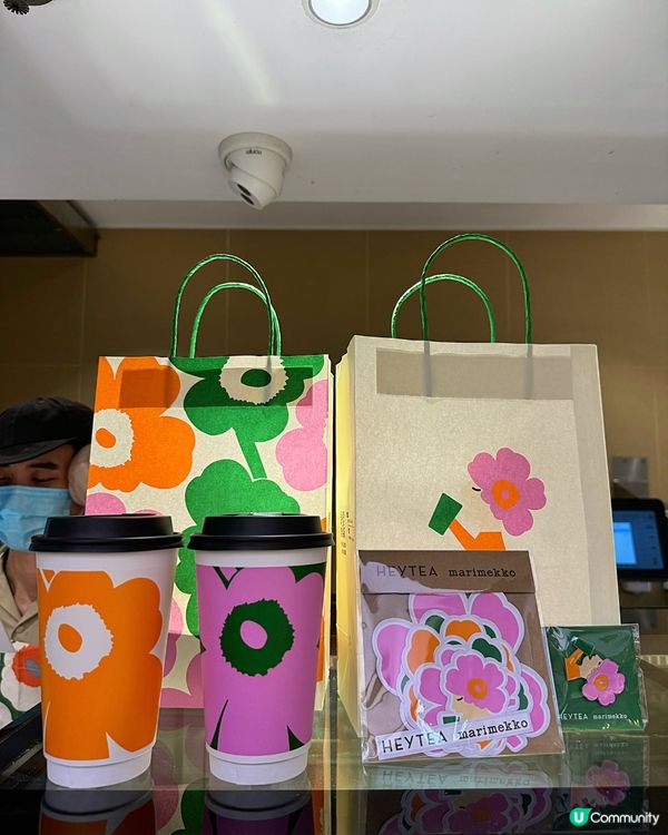 喜茶小奶梔 x Marimekko 😙🥤