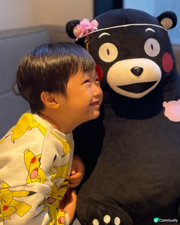 愛上了熊本熊的小朋友🖤🤍