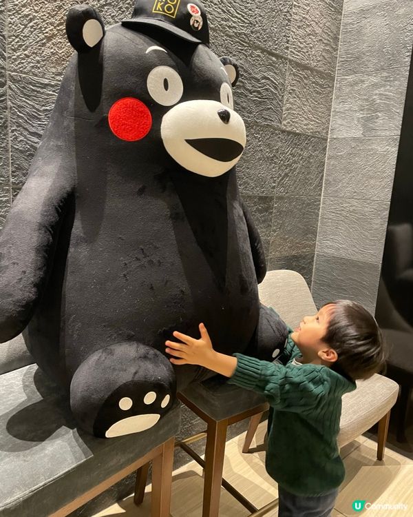 愛上了熊本熊的小朋友🖤🤍