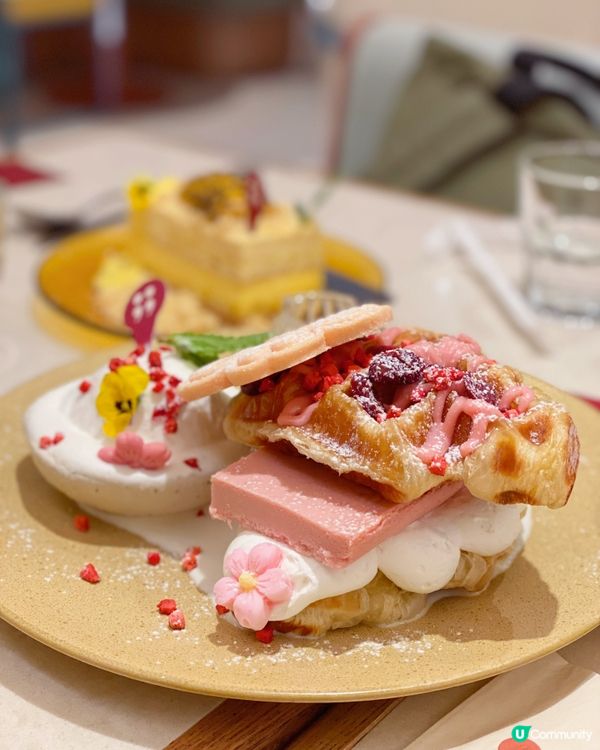 尖沙咀韓式cafe。櫻花系列