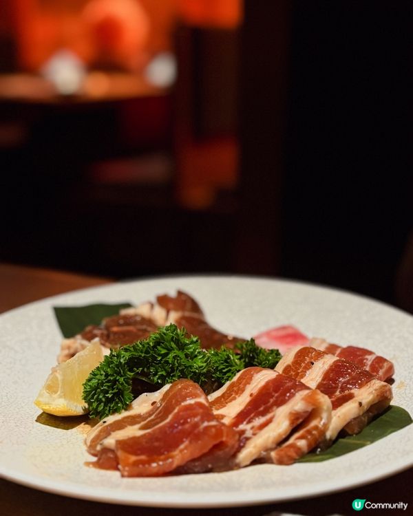 高級韓國燒肉丨鹽磚和牛西冷丨絕美雪花油脂滿滿