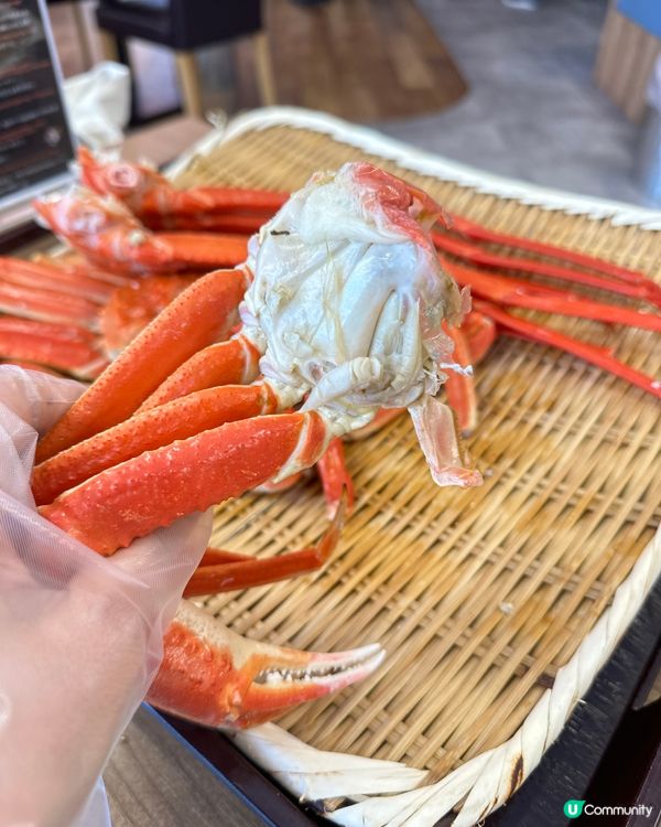 ¥6000 任食60 分鐘松葉蟹