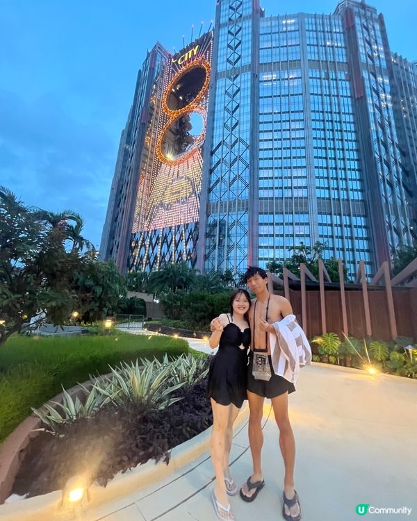 ?上星期去澳門新濠影匯水上樂園玩，玩樂設施好多好好玩 近近地...