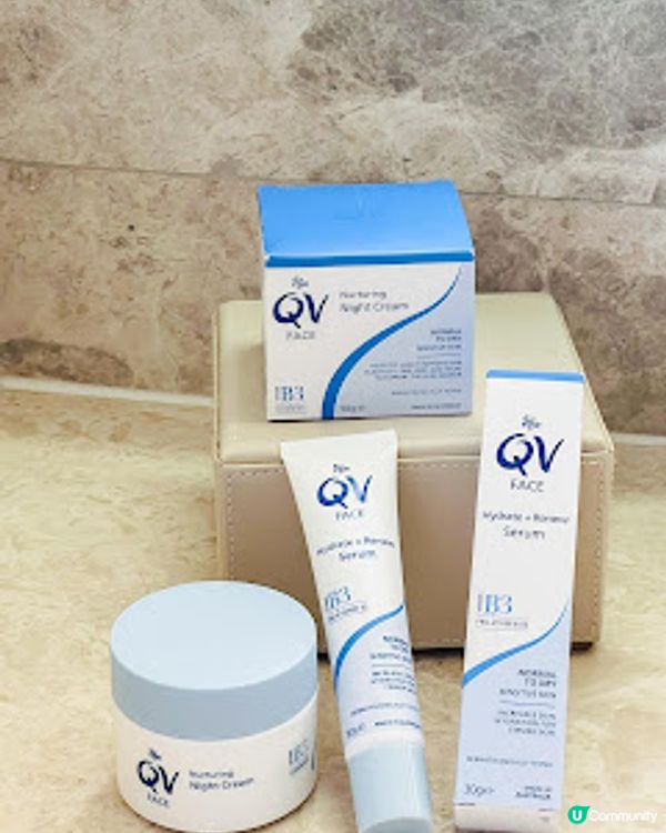 全新包裝QV Face 乾敏肌面部皇牌系列 改善敏感肌 對抗初老