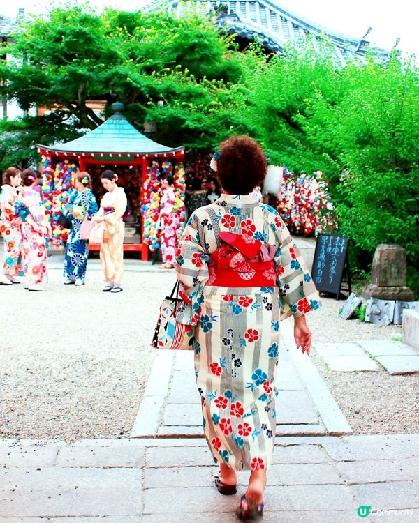 同媽媽去京都🔴八坂庚申堂🟣著和服影相相📸👘😂