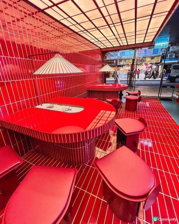 尖沙咀新店打卡熱點🔥  全紅設計勁型格！