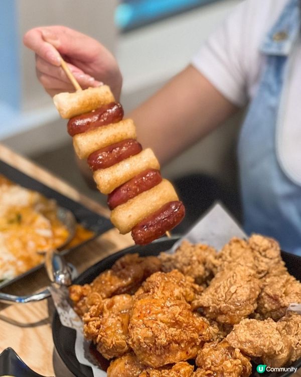 銅鑼灣韓式炸雞海鮮煎餅🤤
