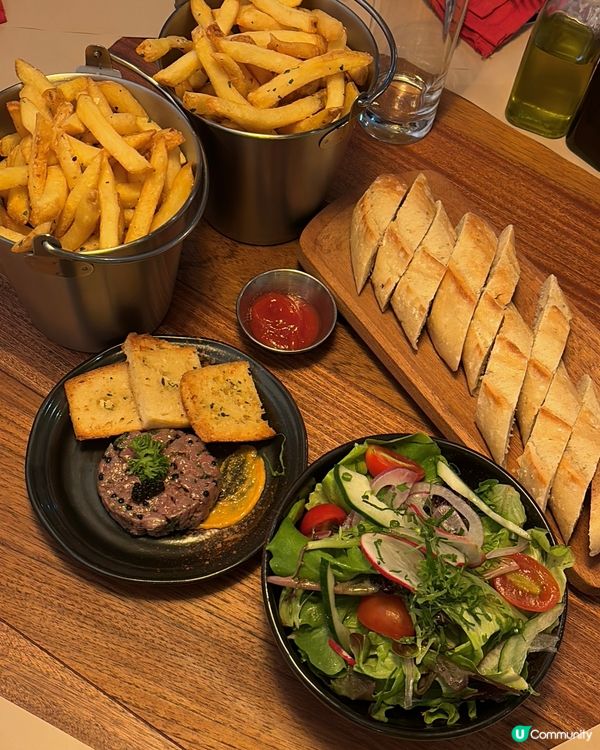 🇭🇰人氣牛扒房開來炮台山❕任食薯條🍟