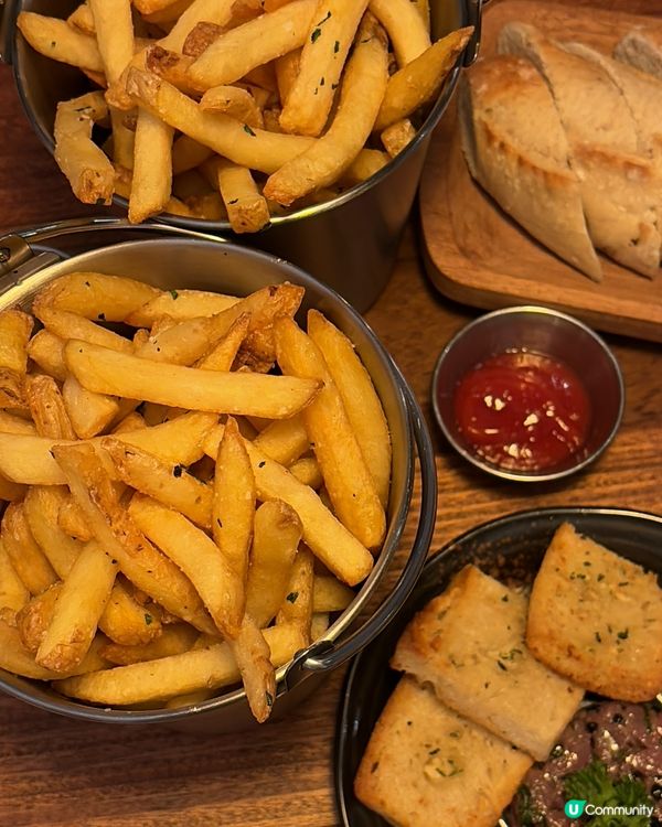 🇭🇰人氣牛扒房開來炮台山❕任食薯條🍟