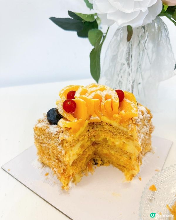 🥭超脆芒果拿破崙😍