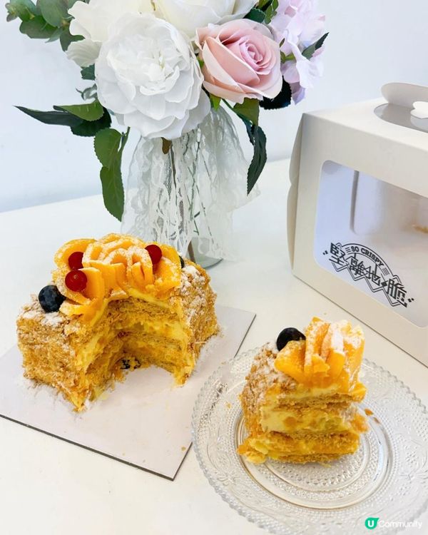 🥭超脆芒果拿破崙😍