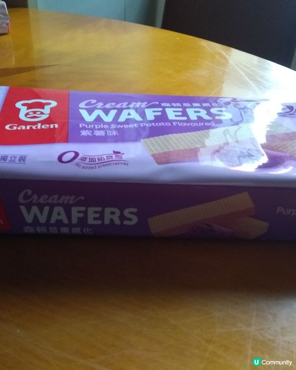 嘉頓忌廉威化餅200克$15.8兩包