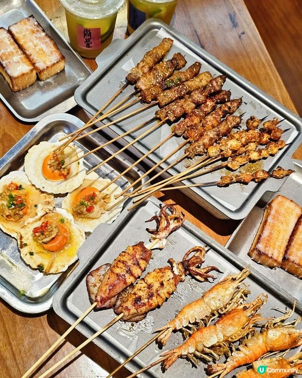 📍深圳必吃。平價炭火海鮮燒烤🔥花甲