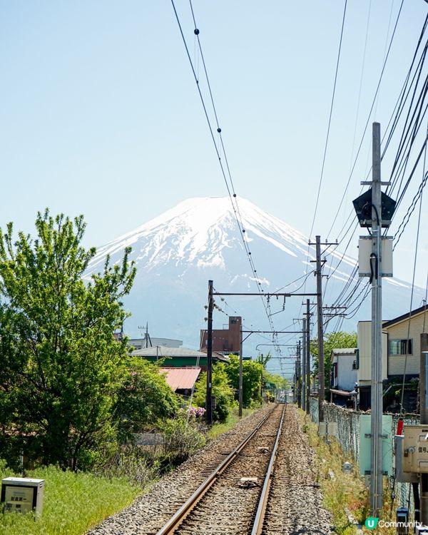 夏日中嘅富士山