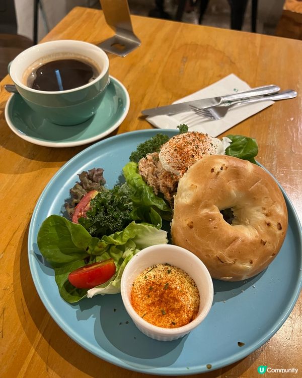 尖沙咀鬧市隱世咖啡店☕貝果控必到❗️