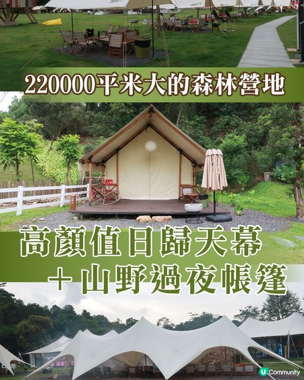 逃離都市，擁抱自然🌳  深圳露營好去處！