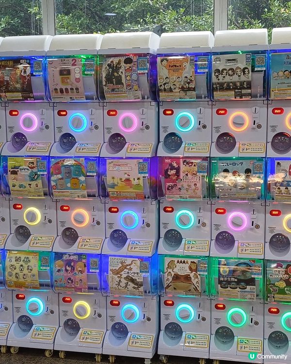 閃閃發亮的日系扭蛋機 @上水名都