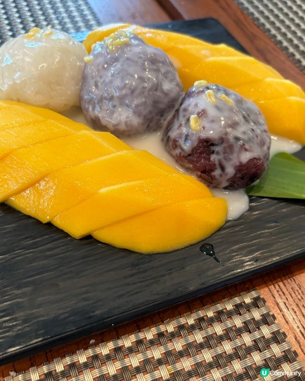 令人一試難忘的三色椰汁🥥芒果糯米飯你食過未？