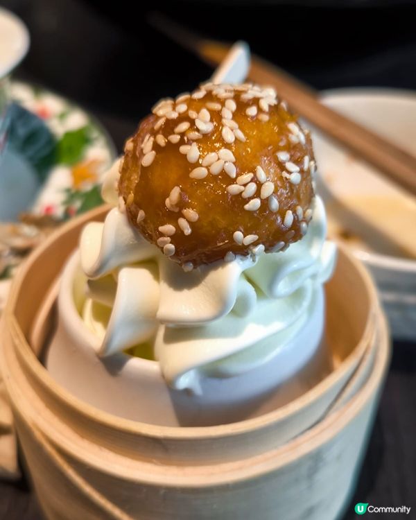 「珠海」創意點心🥧軟雪糕上面有粒湯圓/煎堆😵