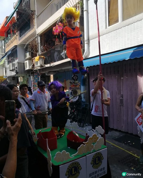 佛誕長洲舉行太平清醮飄色巡遊, 令長洲街頭萬人空巷 ! 距離...