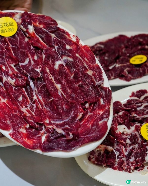 深圳￥170食匙柄吊龍五花趾牛肉火鍋！
