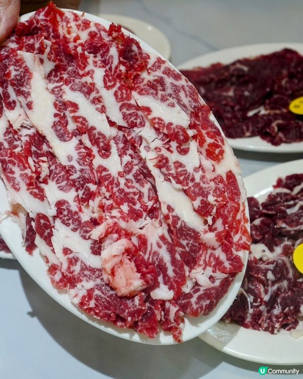 深圳￥170食匙柄吊龍五花趾牛肉火鍋！