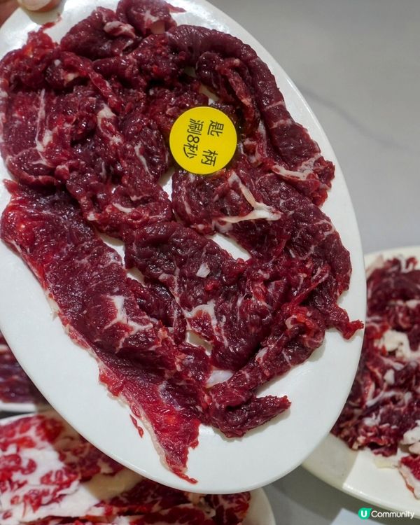 深圳￥170食匙柄吊龍五花趾牛肉火鍋！