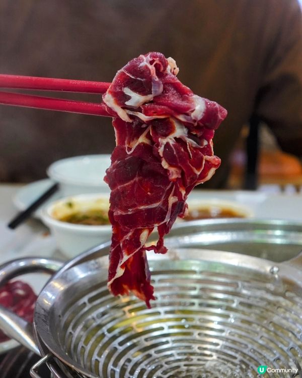 深圳￥170食匙柄吊龍五花趾牛肉火鍋！